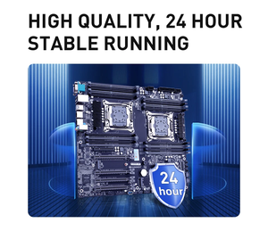 Huananzhi x10x99 Intel ATX máy chủ Bo mạch chủ Bộ LGA 2011-3 DDR4 ECC Ram hỗ trợ NVMe M.2 SATA3.0 USB3.0 bốn bộ nhớ SATA - Product Image 5