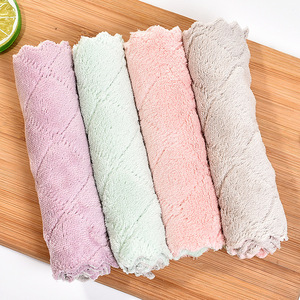 Soumei Hidemi Chiffon de nettoyage en fibre de bambou épaissi, torchon bicolore pour la cuisine, usage polyvalent - Product Image 3