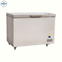 Congélateur coffre commercial à ouverture par le haut pour crème glacée, grande capacité 400L, refroidissement direct, étagères réglables