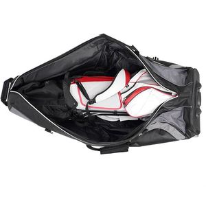 Sac de golf de voyage personnalisé BSCI, imperméable, portable, noir, avec roulettes - Product Image 5