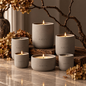 AIKUN Custom Logo Scented <b>Candles</b> Long Lasting Ceramic <b>Candle</b> Soy Wax Aromatherapy <b>Candle</b> for Home Decor Party <b>Gifts</b> - Product Image 2