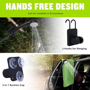 <span class=keywords><strong>Douche</strong></span> de camping extérieure 2026, pompe électrique 6000 mAh, étanche IPX7 pour camping, randonnée, voyage, plage, animaux de compagnie - Product Image 4