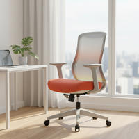 Chaise de bureau exécutive ergonomique moderne en maille intégrale BOKE, avec appui-tête réglable, dossier haut, 3 vérins à gaz et fonction d'inclinaison verrouillable - Vente en gros usine