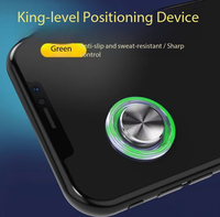 Mini juego de Metal de silicona Joysticks Suckion Joystick para juegos móviles Android Tablet PC-Accesorios de juego botón asistente