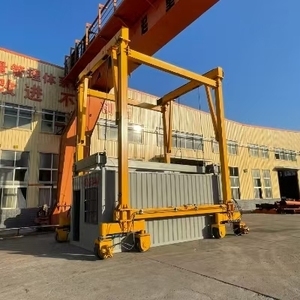 מנוף גשר הידראולי בעל הרמה גבוהה של באו ווי, מסוג מסילה/צמיגים, גובה הרמה 30 מטר, קיבולת 1000 קילוגרם, לטיפול חיצוני ופירוק. - Product Image 4