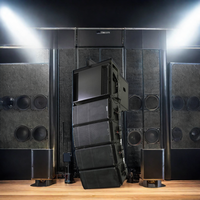 Serie profesional GEOS12100/12300 Sistema de sonido Altavoces de matriz de línea activa de 12 pulgadas con amplificadores Equipo de sonido