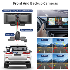 หน้าจอรถยนต์ Carplay ขนาด 10.26 นิ้ว แบบยูนิเวอร์แซล พร้อมระบบ GPS สำหรับ <span class=keywords><strong>Apple</strong></span> <span class=keywords><strong>Android</strong></span> <span class=keywords><strong>Auto</strong></span> เครื่องเล่นในรถยนต์แบบพกพา พร้อมกล้อง - Product Image 4