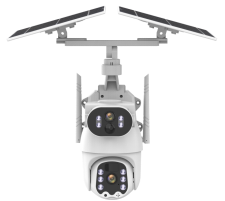 ソーラーデュアルレンズ4GWIFI6MP防水ドームカメラ低電力スターライトワイヤレスセキュリティ防水ドーム - Product Image 2