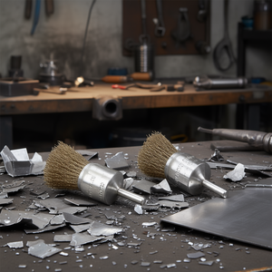 Cepillo de alambre Ttake de 6 mm con eje de acero, 20000 RPM, para pulido de metales - Product Image 3