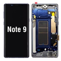Écrans OLED LCD d'origine pour Sam NOTE 9 N9600 N960F avec cadre, écran tactile, assemblage du numériseur, pièces de rechange complètes pour téléphone