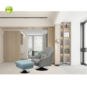 Sillón de salón con acento moderno grande para sala de estar con silla de acento cómoda otomana, sillón <span class=keywords><strong>ancho</strong></span> de terciopelo de lujo - Product Image 2