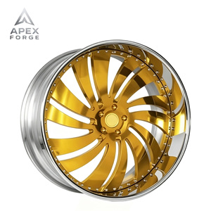 Apex Forge 2ชิ้นล้ออะลูมิเนียมหรูหรา Brushed18 19 20 22 <span class=keywords><strong>24</strong></span> 26นิ้ว5X120 5X114.3 5x100 PCD สำหรับ BMW I7 <span class=keywords><strong>Camaro</strong></span> <span class=keywords><strong>SS</strong></span> - Product Image 1