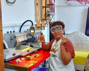 Pendientes de Amatista de Alta Calidad a Buen Precio, Hechos a Mano en Etiopía - Product Image 4