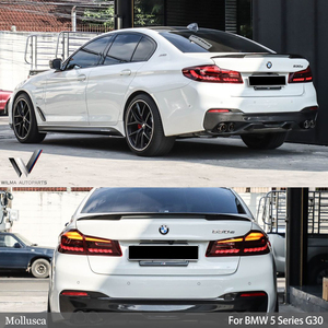 For 5 Series G30 G38&M5 F90 P Style Carbon Fiber <b>Rear</b> <b>Spoiler</b> Trunk Wing 2016-2023 - Product Image 6