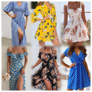 Low Price Used Clothes Women's Clothing Inventory Bulk Casual Mixed <b>Dresses</b> Randomly Shipped - Product Image 5