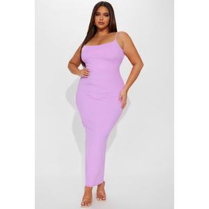 New Design High Quality Manufacturer Backless Sculpting Fabric Scoop Neck Maxi Women Causal <b>Dress</b> - Product Image 5