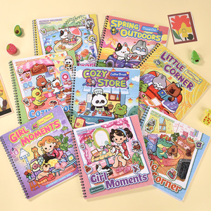 <span class=keywords><strong>Livre</strong></span> de coloriage de dessins animés ultra-apaisant pour enfants, anti-anxiété, éducatif, mignon, fabriqué en Chine, vente en gros - Product Image 1