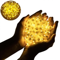Mini-lampes LED à piles, étanches, longue autonomie, multicolores, lumières sphériques, lanternes en papier, fête d'anniversaire