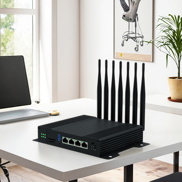 Industrial Wifi Router Vehicle Bus RV Wifi 4g with Sim Card Dual Band Gigabit Openwrt Lte 4G Router