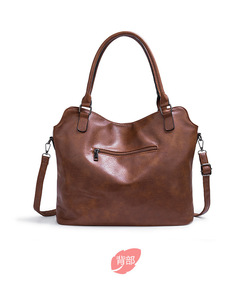 Bolso de Mano de Gran Capacidad y Alta Calidad para Mujer, Bolso de Lujo con Bolsillos Laterales, Diseño de Bolso de Mano, Bolsos de Hombro de Cuero PU para Damas - Product Image 4