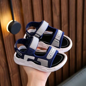 Kinder- und Mädchenmode Freizeitsandalen 2024 neue weiche sohle rutschfest Student Junge Baby Strand-Sandalen Schuhe individuelles Logo - Product Image 6