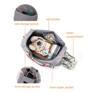 Bolsa de Viaje Multifuncional para Gimnasio, Bolsa de Hombro de Gran Capacidad, Impermeable, para Fin de Semana, Deportes, Ropa, Bolsa de Lona - Product Image 3