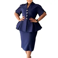 Robe moulante élégante à volants et col en V pour femme, manches courtes, pour soirée, bleu foncé, rouge, blanc, violet, vente en gros, faible MOQ