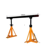 Plateau tournant de bureau sur pied, fil hydraulique détachable, bobine de câble électrique, rouleau de tambour, plateau de levage, support de cric, 5 tonnes