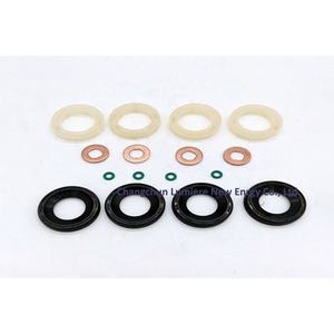 Kit de Anillos de Sellado para Inyector de Combustible para Citroen Berlingo C3 C4 C5 Xsara <span class=keywords><strong>Peugeot</strong></span> 206 208 3008 <span class=keywords><strong>Partner</strong></span> Mini Clubman 198185 198299 1982A0 - Product Image 1