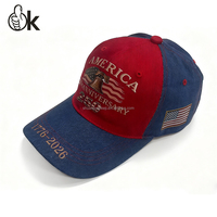 Gorra Deportiva Personalizada con Bordado del 250 Aniversario, Gorra de 6 Paneles con Cierre a Presión, Estilo Hip Hop para Exteriores, con Logotipo Impreso, Estados Unidos