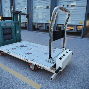 <span class=keywords><strong>Plataforma</strong></span> Elevadora Móvil Eléctrica a Batería, Carro de Carga Industrial de Acero Inoxidable, Fácil de Cargar en Camiones y Furgonetas - Product Image 2