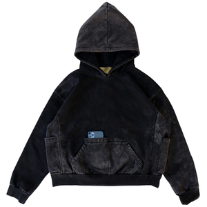 Fournisseur de premier plan, sweat-shirts à capuche en molleton de coton 100% personnalisés, vintage, lavés, 375 g/m², à personnaliser avec un logo, sweat-shirts pour hommes, vêtements d'hiver - Product Image 1