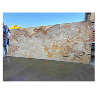 Panneau mural en feuille de marbre naturel translucide ultra-fin moderne Life1996 avec résistance aux acides pour utilisation en villa