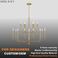 Nouveau Lustre Personnalisable 2026, Suspension Moderne Style Mid-Century pour Salon, Salle à Manger, Cuisine 110V
