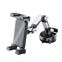 Support de téléphone pour voiture en alliage d'aluminium, 360° °   Support universel rotatif pour voiture et bureau, double usage, pour téléphone portable et tablette, personnalisation disponible