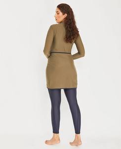 Sofia – maillot de bain 4 pièces à manches longues, couleur unie, tissu <span class=keywords><strong>Lycra</strong></span> <span class=keywords><strong>anti</strong></span>-<span class=keywords><strong>UV</strong></span>, personnalisé, nouvelle collection 2023 - Product Image 4