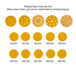 <strong>Hook</strong> <strong>and</strong> <strong>Loop</strong> Sandpaper Disk 1200 Sandpaper 5" 80 Grit Dustless Random Orbital Sandpaper for Wood Working by 3m Quality - Product Image 5