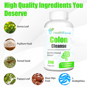 Cápsulas de Limpieza de Colon y Desintoxicación para la Pérdida de Peso con Semillas de Lino, Ayuda a Promover el Tránsito Intestinal - Product Image 6