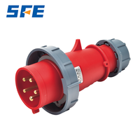 Prise et fiche électriques industrielles SFE 16A 32A 64A 125A 3P 4P 5P IP67 en nylon, tension universelle 220-380V CE
