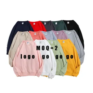 Sweatshirt bertudung lengan panjang Solid, Sweatshirt hoodie kustom Pria Wanita, Sweatshirt Eco, Hoodie bahu jatuh, Sweatshirt bertudung pria berat