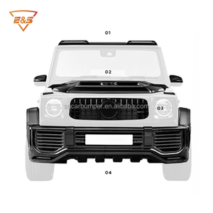Kit de Carrocería de Fibra de Carbono Estilo <span class=keywords><strong>U</strong></span> para Mercedes Benz Clase <span class=keywords><strong>G</strong></span> W464, Accesorios para Automóviles - Product Image 4