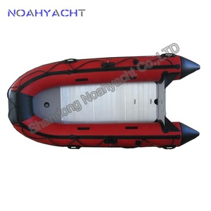 PVC Roll-Up Inflatable Sail <strong>Pontoon</strong> <strong>Boat</strong> Electric <strong>Motor</strong> for Ocean Waters Fishing Lake Rowing Sports-Outboard Engine Included - Product Image 2