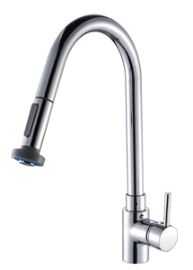 Vòi Trộn Nhà Bếp 2022 Vòi Nước Tiết Kiệm Kéo Ra Vòi Nước Nhà Bếp Kéo Ra Bằng Kẽm Gốm Hiện Đại Màu Vàng Đen NA011 - Product Image 4