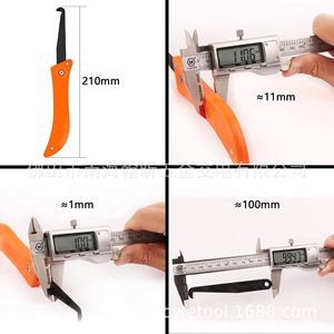 Juego de herramientas para quitar rellenos con cortador de gancho para limpieza de múltiples superficies en la cocina - Product Image 5