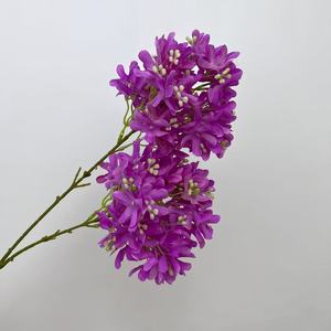 Décoration de couloir de cérémonie de mariage, photographie, maison : 2 têtes de fleurs artificielles d'<span class=keywords><strong>hortensia</strong></span> étoilé - Product Image 6