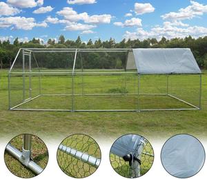 3x6x2m couverture de course de poulet toutes saisons toit <span class=keywords><strong>extérieur</strong></span> poulailler Cages et stylos - Product Image 6
