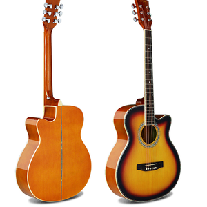 ร้อนขายจีนกีตาร์อะคูสติกกับกีต้าร์สตริงและกีตาร์คาโป้ - Product Image 1