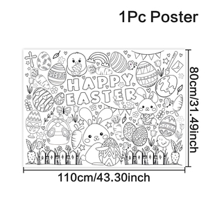Póster <span class=keywords><strong>para</strong></span> colorear del día <span class=keywords><strong>de</strong></span> <span class=keywords><strong>Pascua</strong></span>, decoraciones <span class=keywords><strong>de</strong></span> <span class=keywords><strong>Pascua</strong></span>, cesta <span class=keywords><strong>de</strong></span> <span class=keywords><strong>Pascua</strong></span>, rellenos, póster <span class=keywords><strong>para</strong></span> colorear Diy, juegos, <span class=keywords><strong>manualidades</strong></span> <span class=keywords><strong>para</strong></span> niños, suministros <span class=keywords><strong>para</strong></span> fiestas - Product Image 2