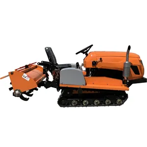China 35hp diesel control remoto agrícola pequeño tractor de orugas granja mini tractor de orugas de goma
