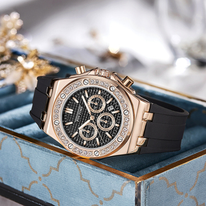 Pintime sang trọng thạch anh đồng hồ cho nam giới thương hiệu hàng đầu Kinh Doanh Mens Đồng hồ đeo tay 40mm phong cách quân sự hợp kim Relogio Masculino Erkek kol - Product Image 6